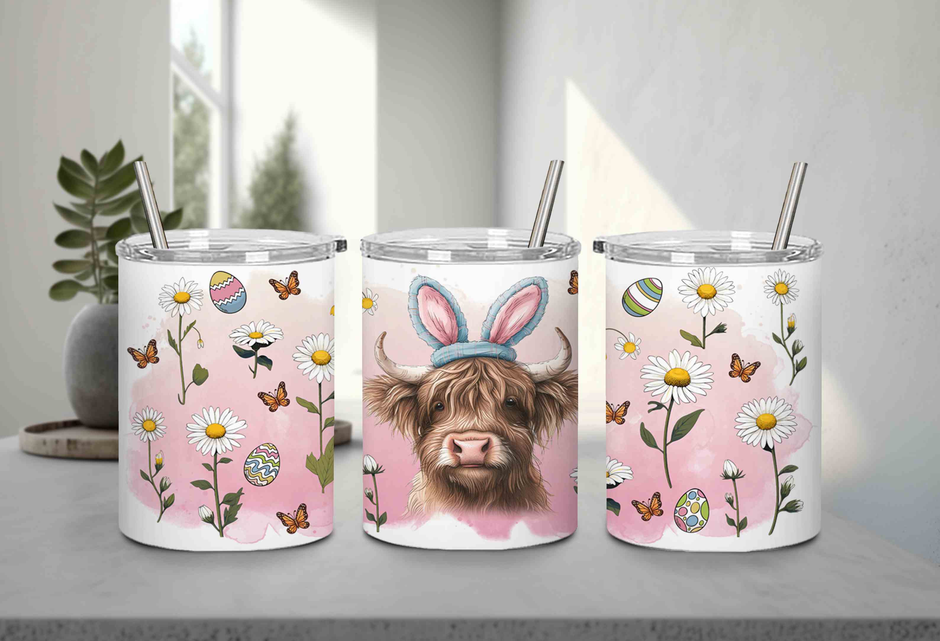 Highland Cow Easter-10370